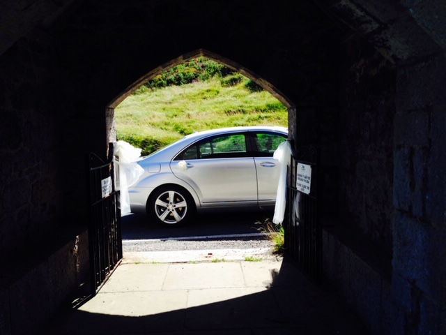 car through a tunnel